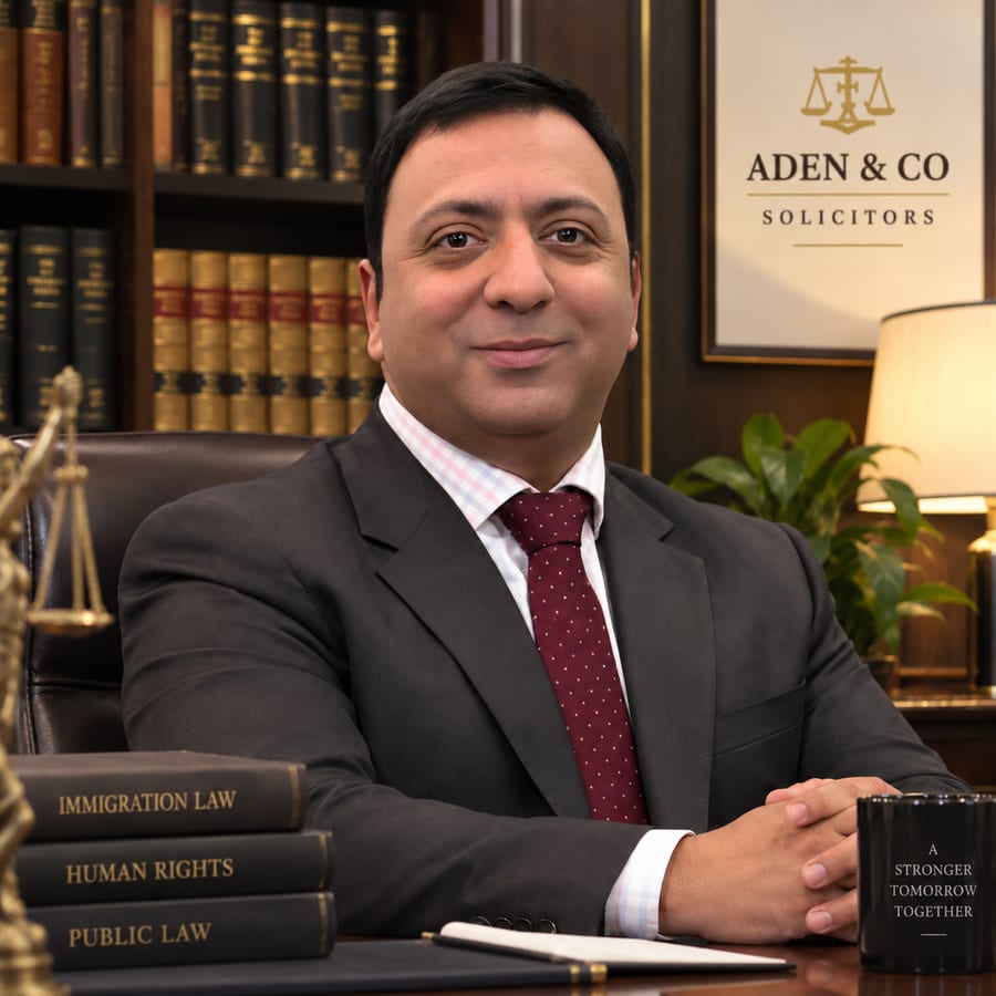Amir Masood, Solicitor and Director at Aden & Co Solicitors